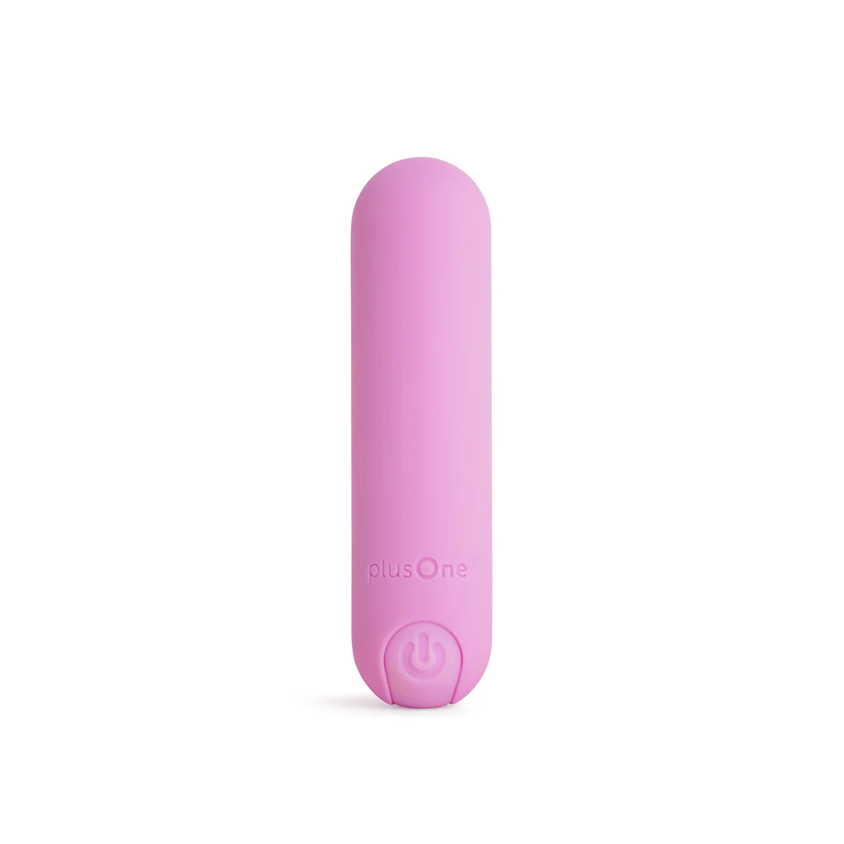 plusOne Vibrating Bullet vibrator shown outside its packaging